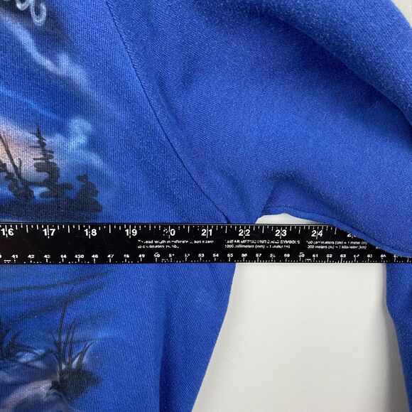 Vintage Jerzees Sweatshirt Mens XL Alaska Moose Crewneck Pullover 90s - Picture 6 of 9